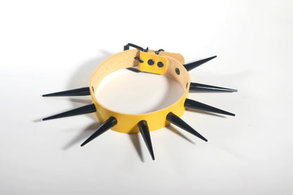 Metal Rivet Collar Choker WN22277