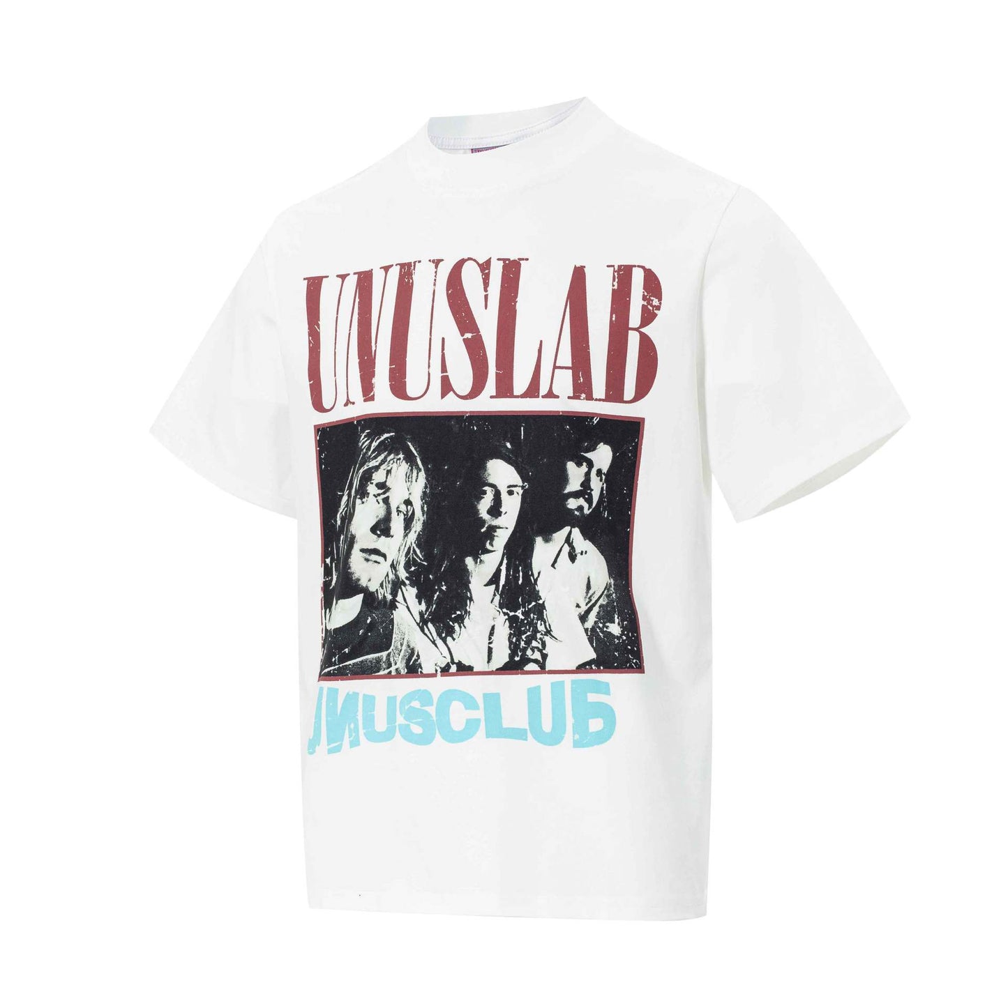 Graphic Portrait Print Short Sleeve T-Shirt WN25952