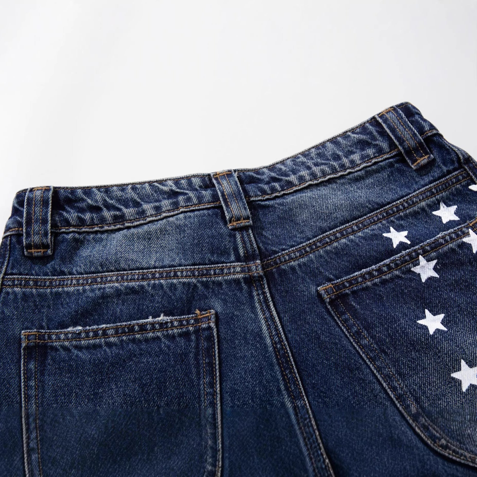NOAH パンツ ワイド Star Print Curved Wide Leg Denim Jeans WN25727 – WONDER NOAH