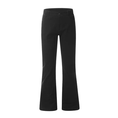 High-Rise Slim Flare Stretch Trousers WN25835