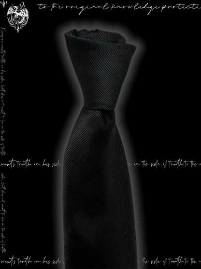 Cross Graphic Letter Design Tie WN20094