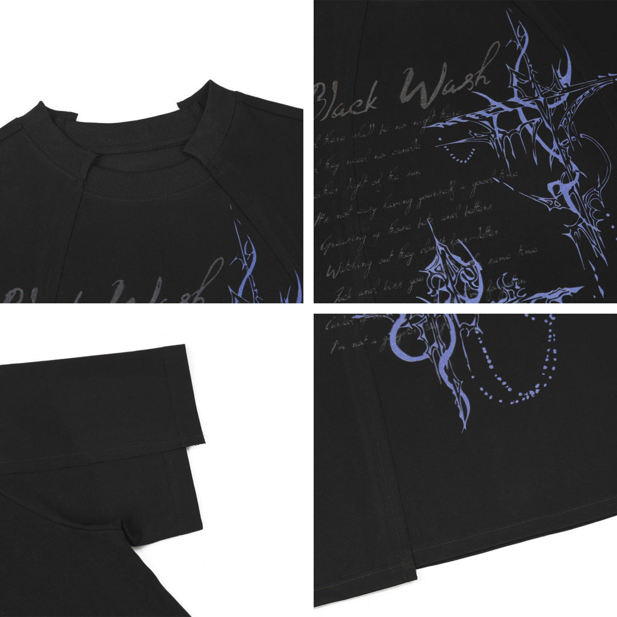 Irregular Design Oversize Short Sleeve T-Shirt WN15098