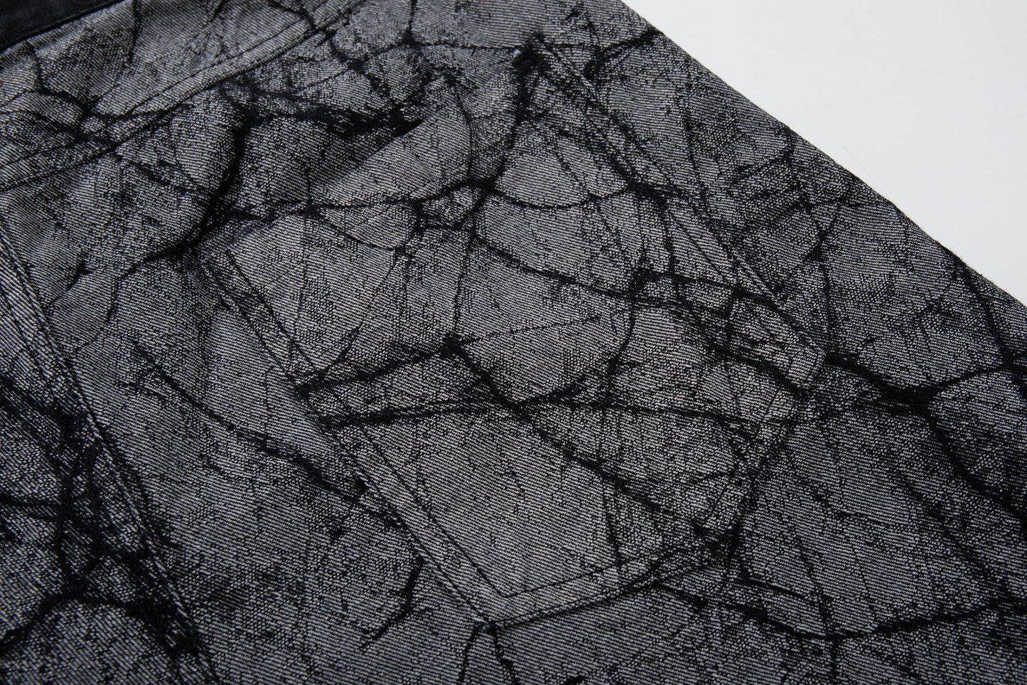 Deconstructed Irregular Wide Leg Denim Jeans WN23051