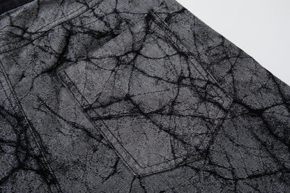 Deconstructed Irregular Wide Leg Denim Jeans WN23051