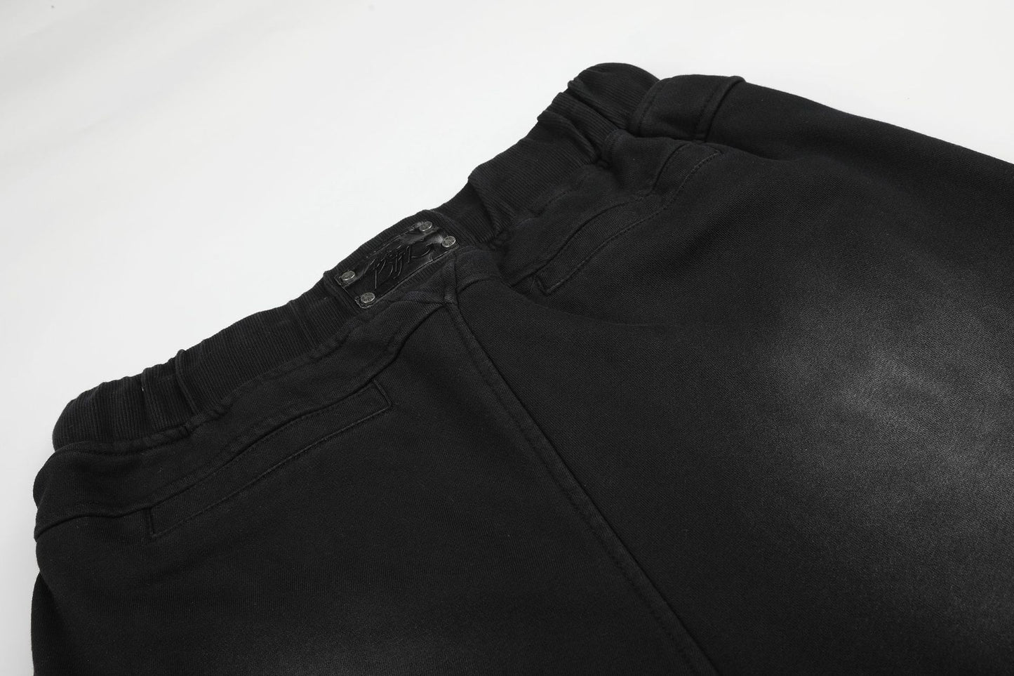 Washed Drawstring Half Sweatpants WN25498