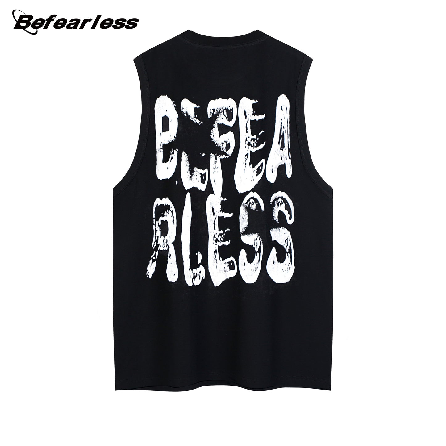 Graffiti Letter Sleeveless T-Shirt WN26222