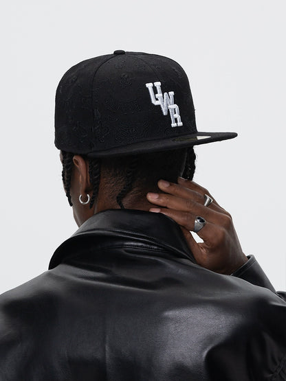 Embroidery Flat Brim Hat WN17745