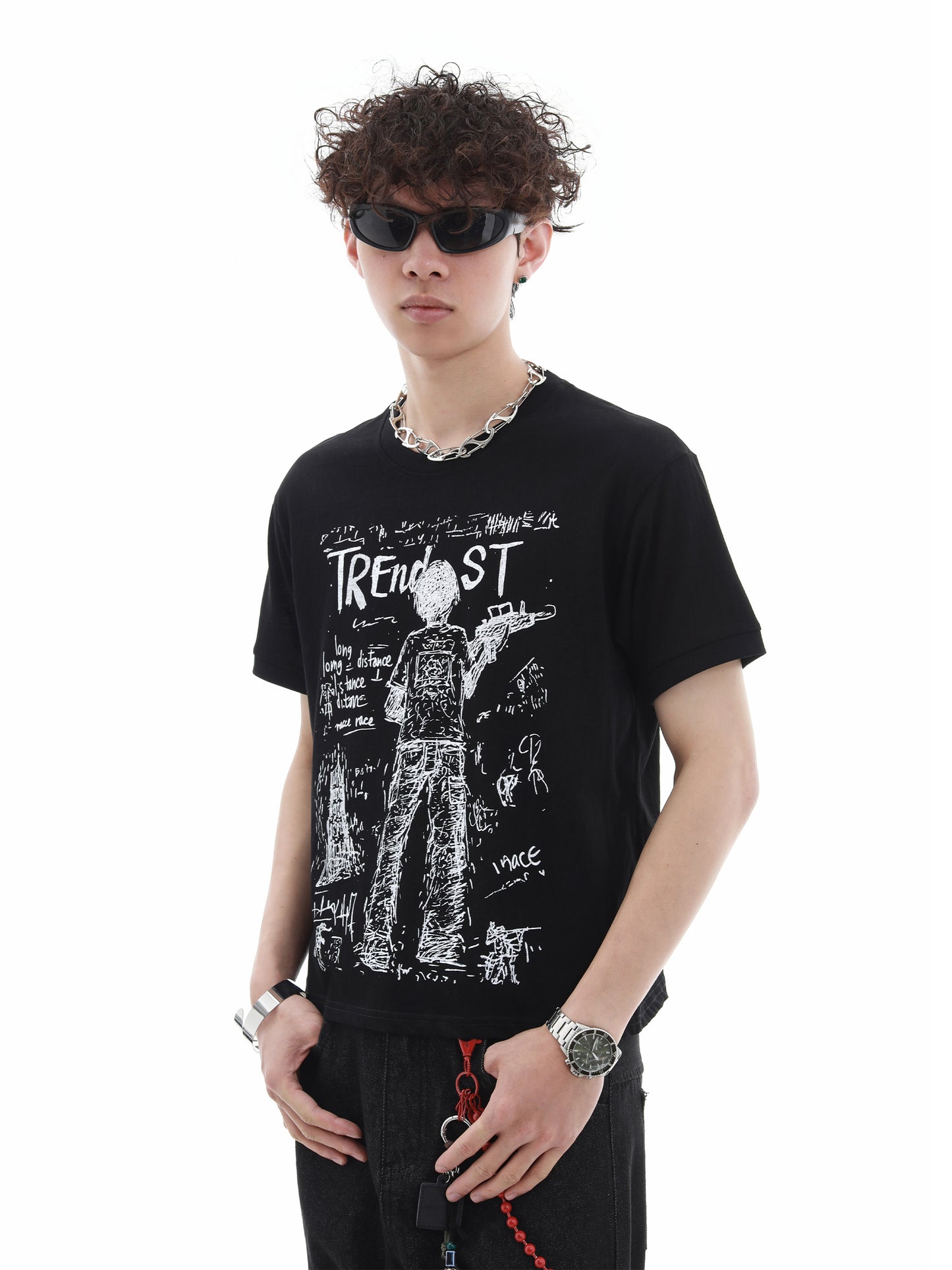 Print Breathable Short Sleeve T-Shirt WN15741