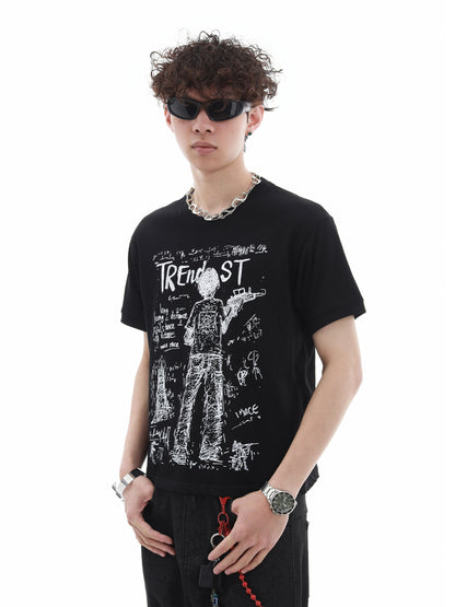 Print Breathable Short Sleeve T-Shirt WN15741