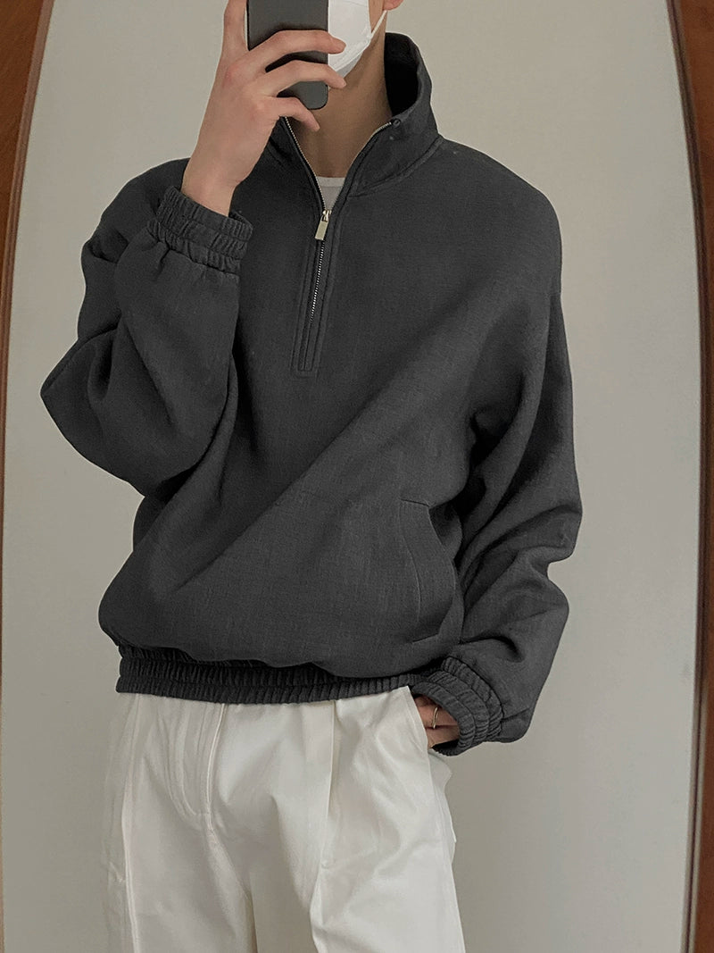 Half Zipper Pullover Jacket WN21576