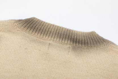 Oversize V-Neck Knit Cardigan WN11401