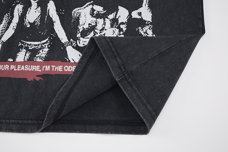 Graphic Letter Print Short Sleeve T-Shirt WN25520