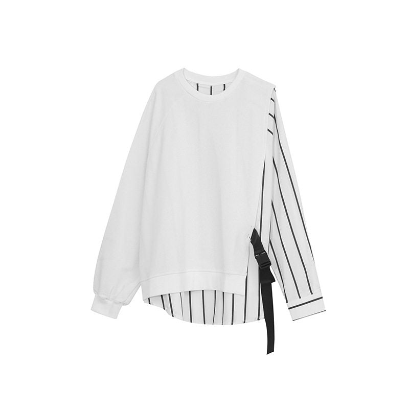 Fake Layered Pullover Sweatshirt WN25070