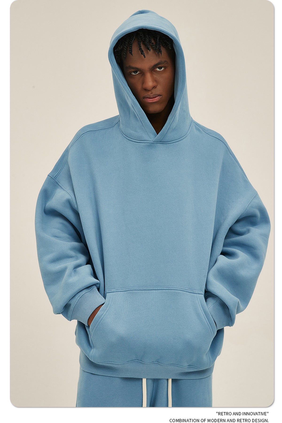 Oversize Heavyweight Hoodie & Heavyweight Sweatpants Setup WN6638-K