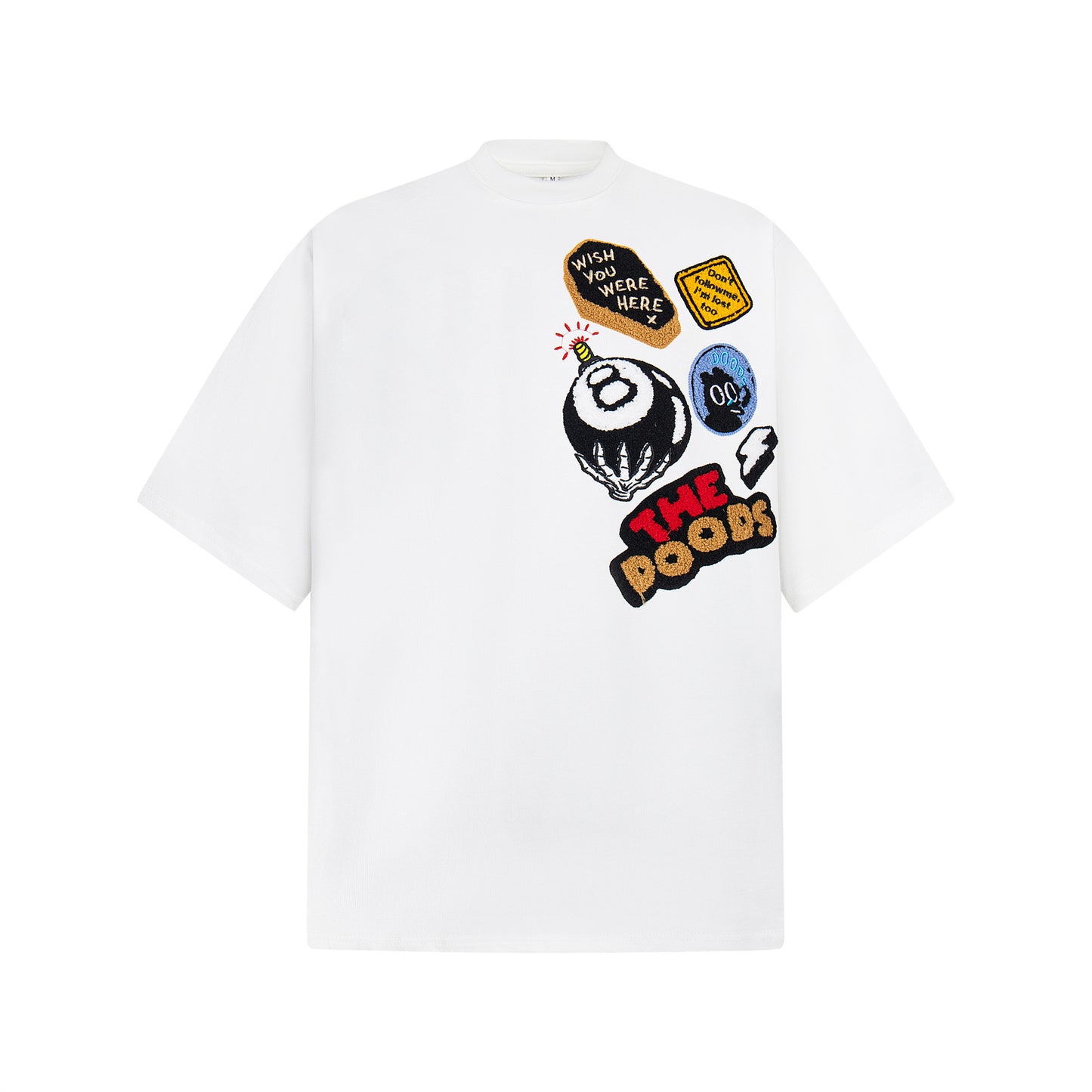 Heavyweight 8 Ball Graphic Oversize Short Sleeve T-Shirt WN26158