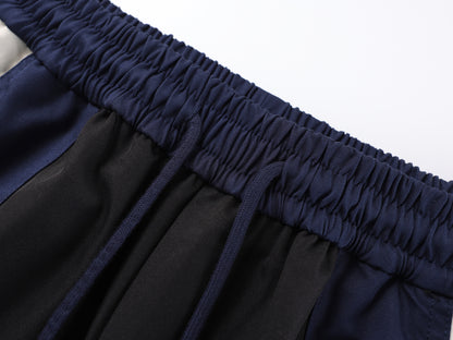 Bicolor Wide-leg Pants WN14048