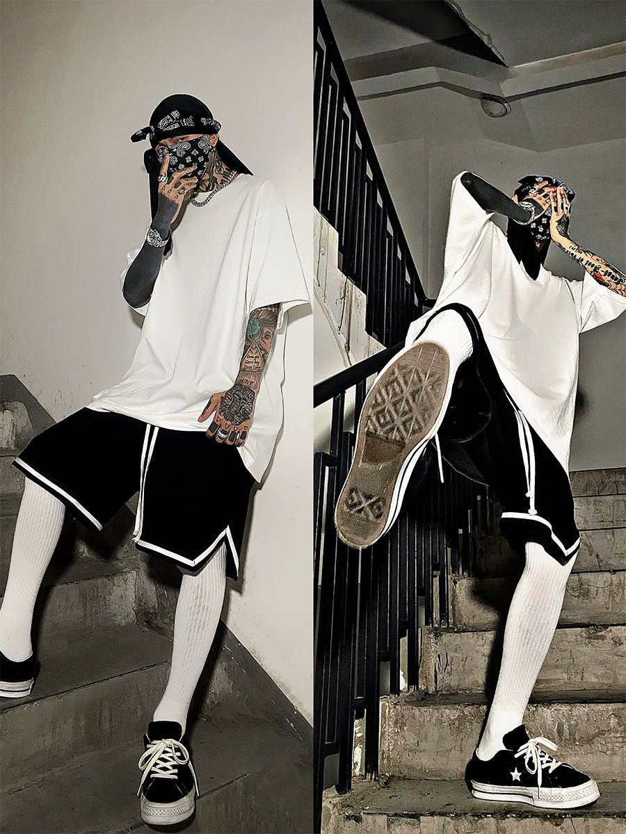 Plain Design Oversize Short Sleeve T-Shirt WN17436