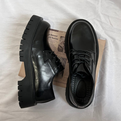 Chunky Platform Lace-Up Shoes WN24528