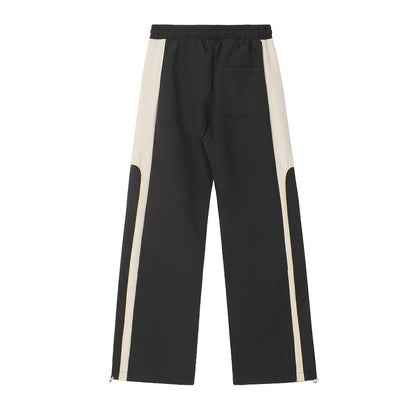 Side Stripe Wide Leg Sporty Pants WN11033