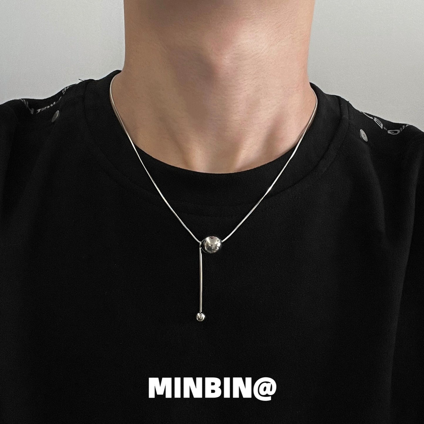 Snake Bone Bead Necklace WN19216