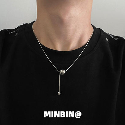 Snake Bone Bead Necklace WN19216