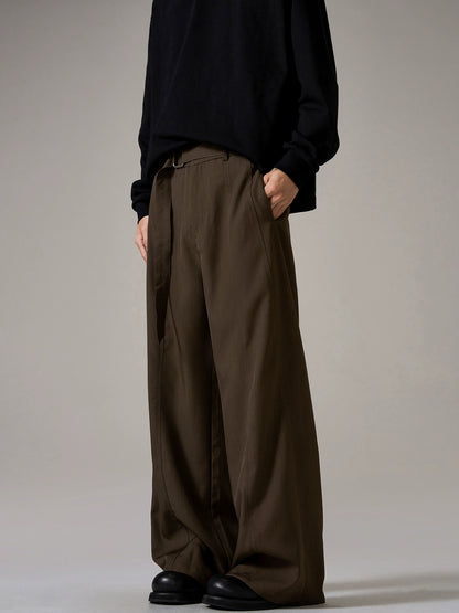 Belted Wide-leg Trousers WN8993