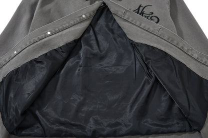 Canvas Embroidery Jacket WN25960