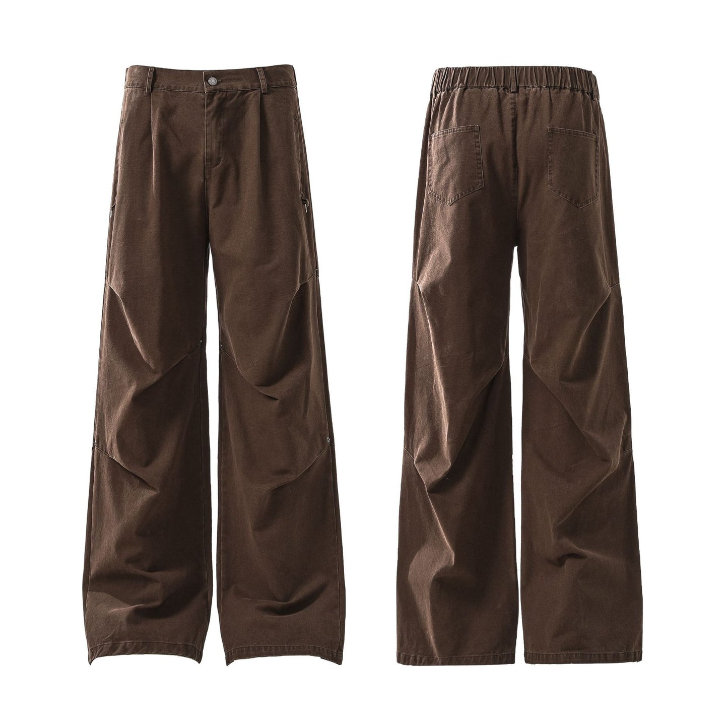 Pleated Wide-Leg Pants WN12727