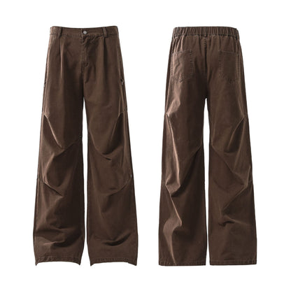 Pleated Wide-Leg Pants WN12727