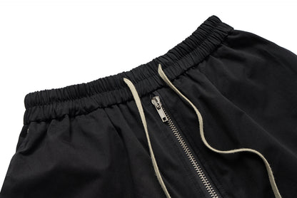 Side Slit Sporty Wide Leg Half Pants WN25670
