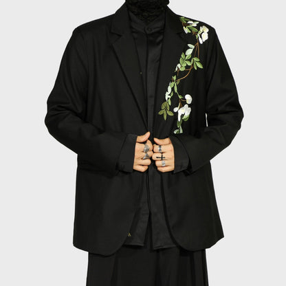 Camellia Embroidery Tailored Jacket WN20188