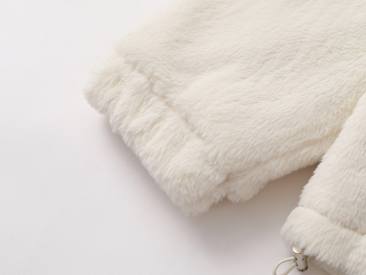 Three-Stripe Sherpa Zipper Jacket WN11194