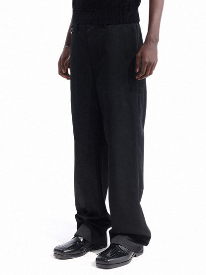 Waist Ring Wide Leg Trousers WN27102