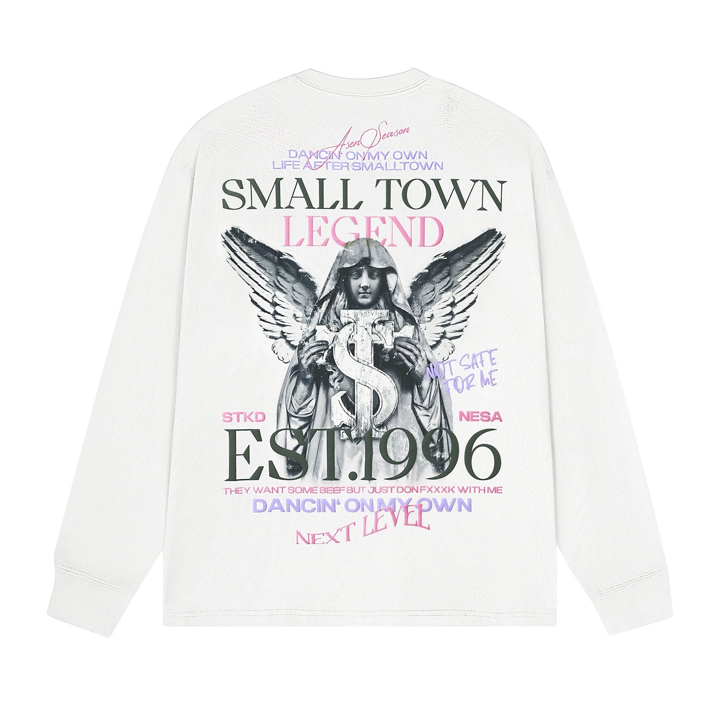 Angel Print Long Sleeve T-Shirt WN12039