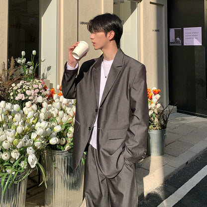 Tailored Jacket & Wide Leg Trousers Setup WN24880