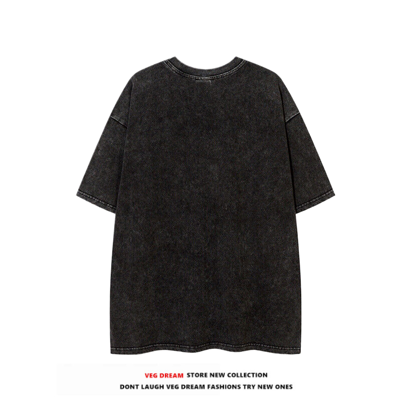 Wash Oversize Unisex Short Sleeve T-Shirt WN5399
