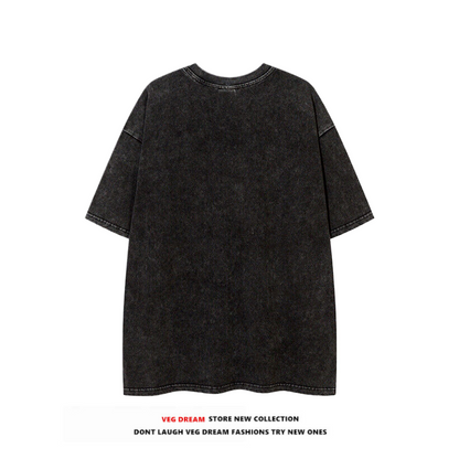 Wash Oversize Unisex Short Sleeve T-Shirt WN5399