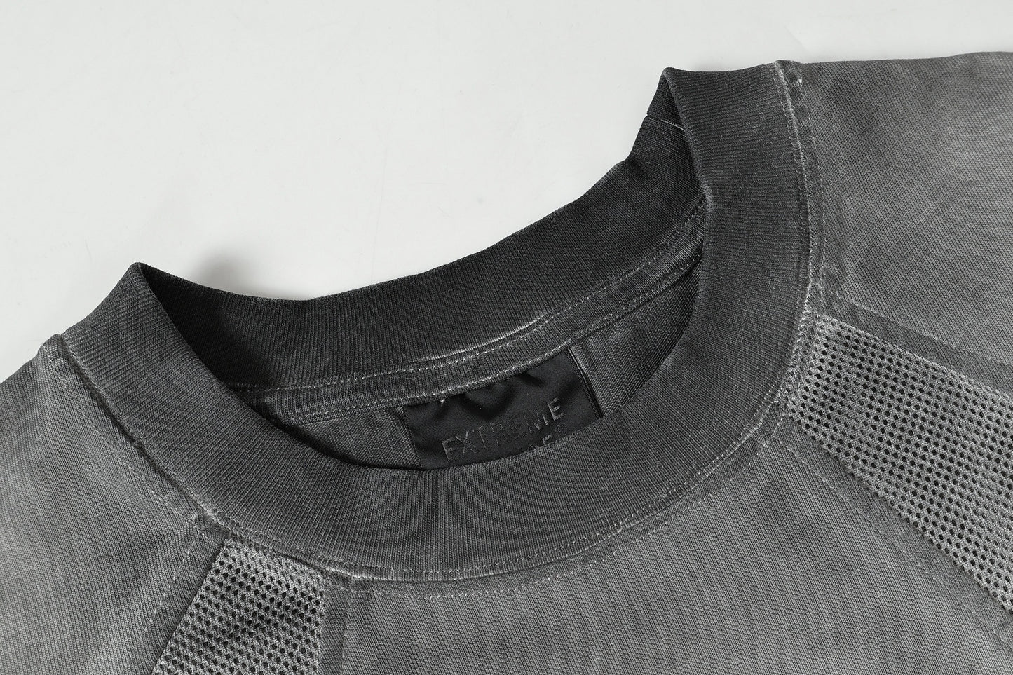 Washed Wax Dye Damage Short Sleeve T-Shirt WN23054