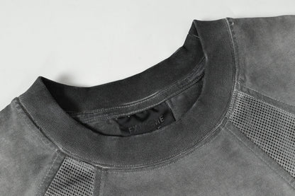 Washed Wax Dye Damage Short Sleeve T-Shirt WN23054