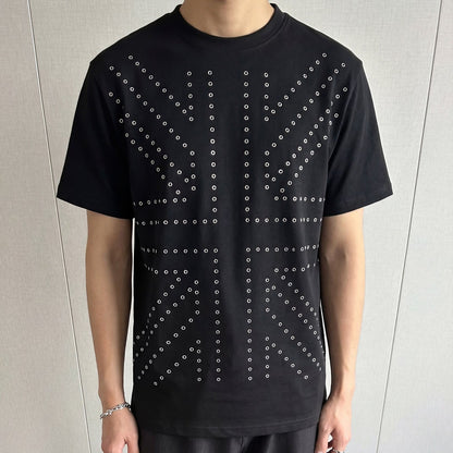 Studs Cross Short Sleeve T-Shirt WN25538