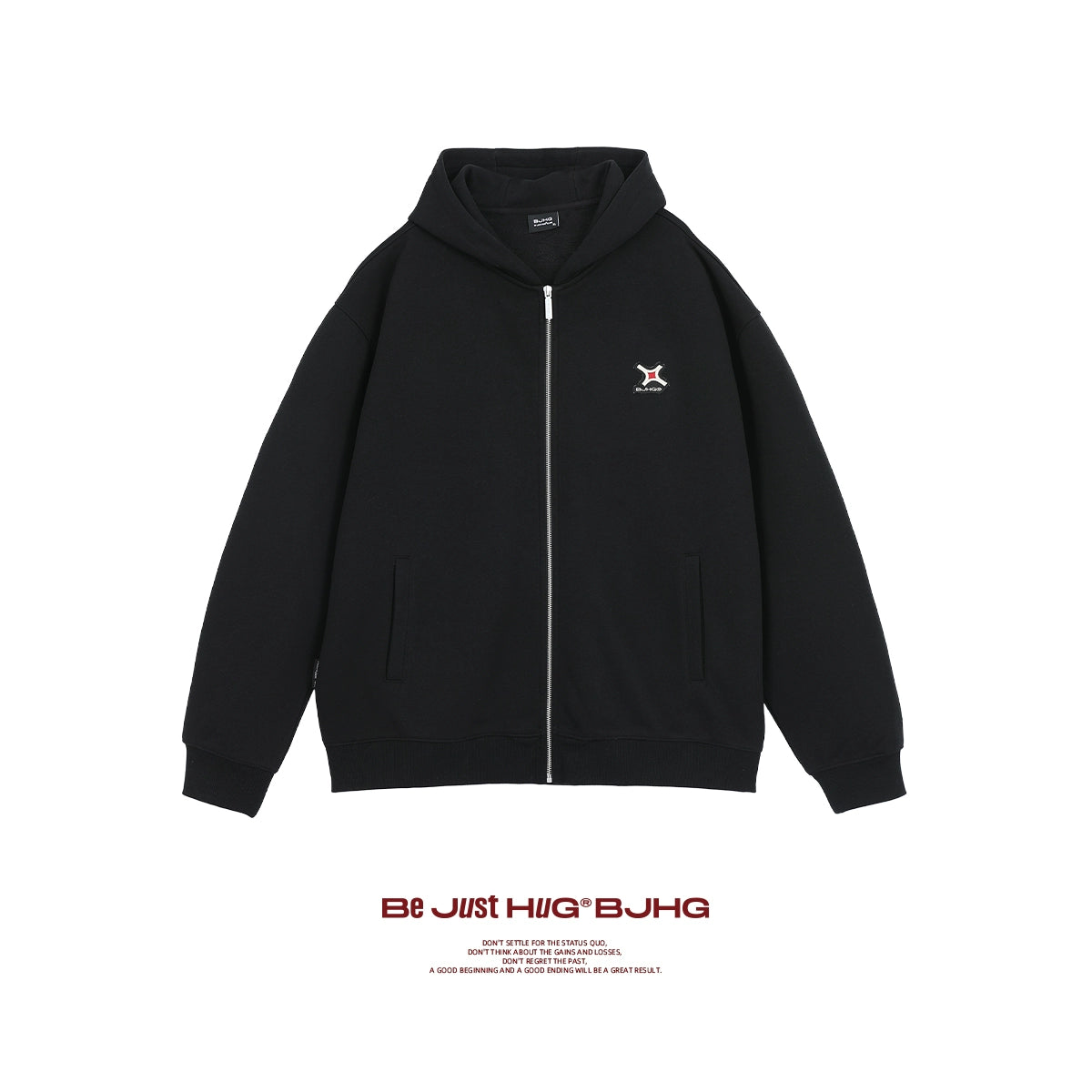 Thick Oversize Zipper Hoodie WN9756