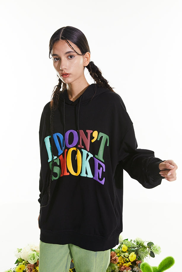 Rainbow Logo Fleece Pullover Hoodie WN10062