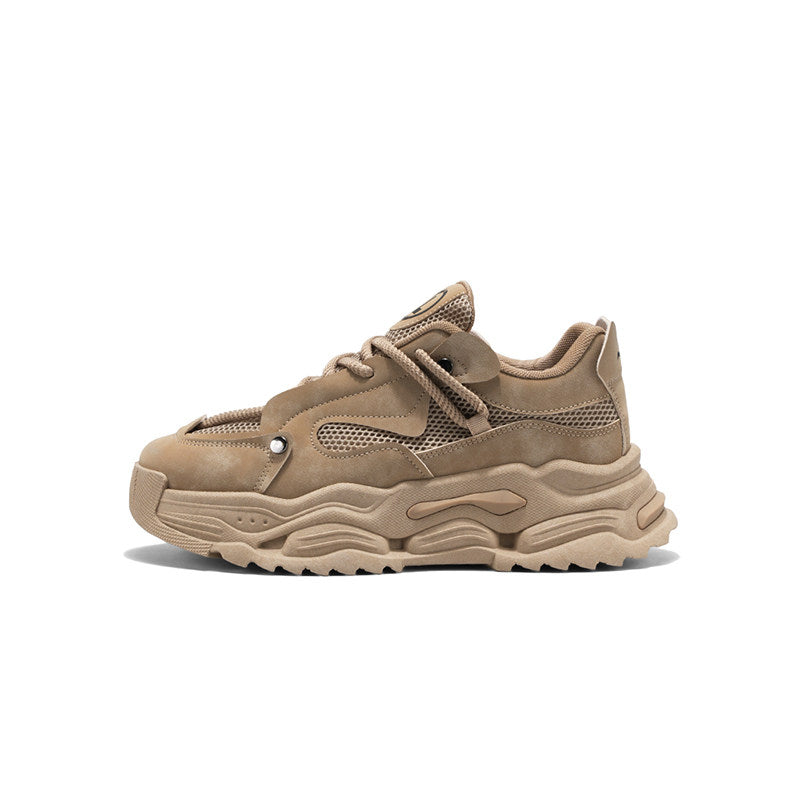 Chunky Sole Lace-Up Casual Sneakers WN23346