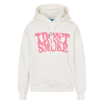 Puffy Cloud Print Fleece Pullover Hoodie WN10065