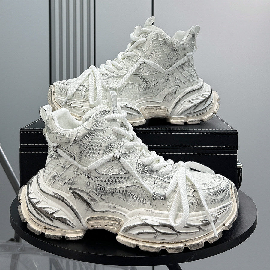 Embroidery Rope Lace Sneaker Boots WN24717