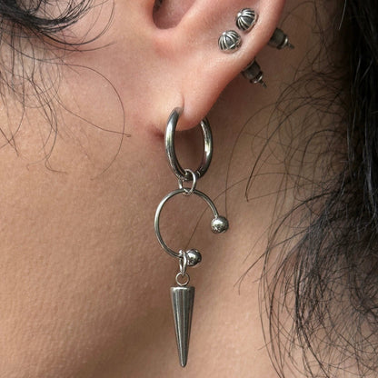 WN25094 Yang Yifan, trendy brand, personality, fashion, trendy earrings, hip-hop street dance, street hipsters, earrings, men's and women's earrings, jewelry WN25094