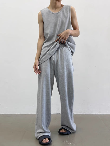 Plan Tank Top & Wide-Leg Straight Sweatpants WN7415