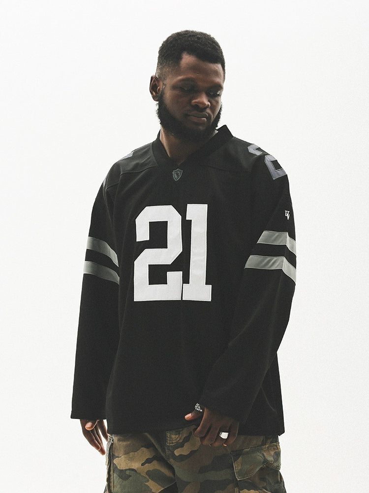 Mesh Sporty Jersey Long Sleeve T-Shirt WN17721