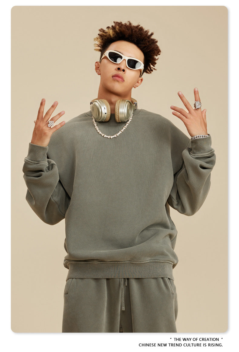 Oversize Washed Sweatshirt WN6028