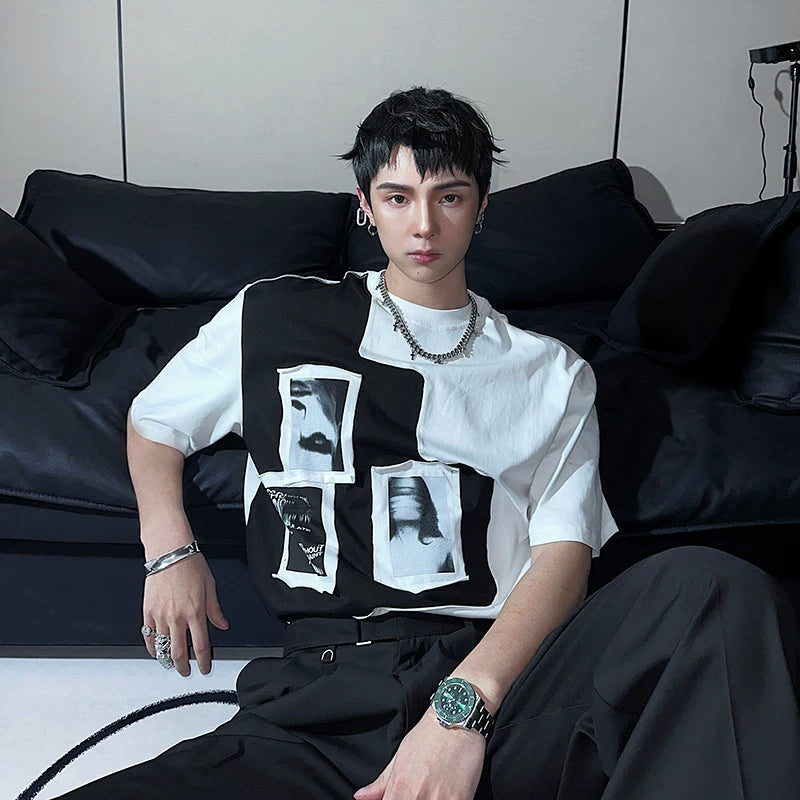 WN25097 Yang Yifan, trendy brand necklace, versatile personality, men's necklace, pendant, hip-hop, street fashion, metal pendants, accessories, women WN25097
